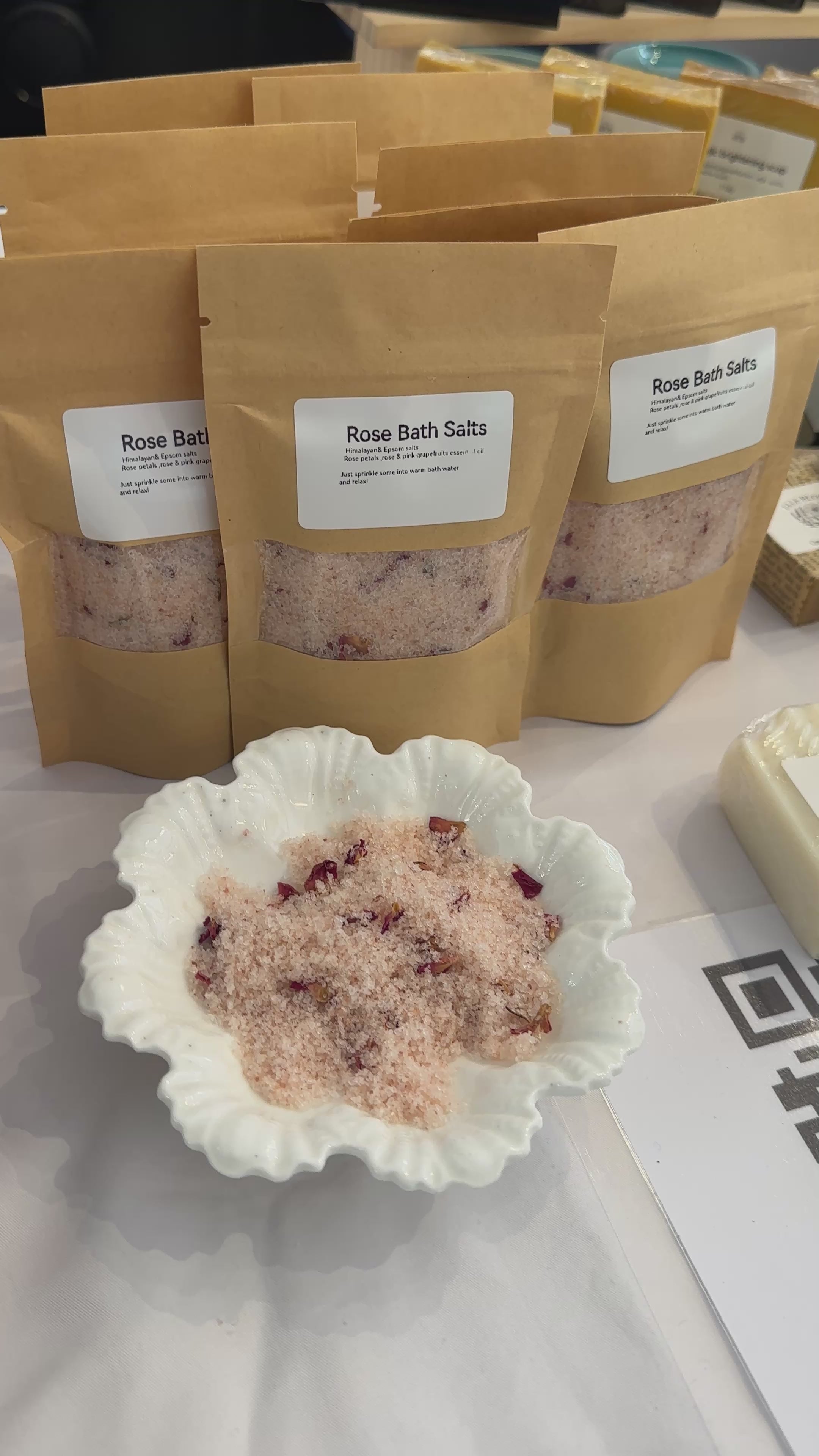 Rose Bath Salts (Himalayan & Epsom Salts)